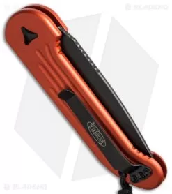 Microtech LUDT Automatic Knife Orange (3.4" Black Serr) 135-2OR -Knife Shop microtech 135 1 or side cm