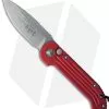Microtech LUDT Automatic Knife Red (3.4" Stonewash) 135-10RD