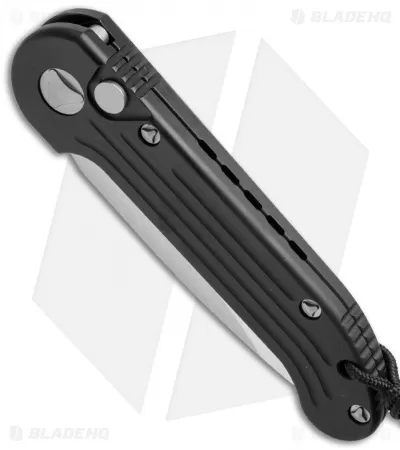 Microtech LUDT Automatic Knife Black (3.4" Satin) 135-4 2 Microtech LUDT Automatic Knife Black (3.4" Satin) 135-4 - Image 2
