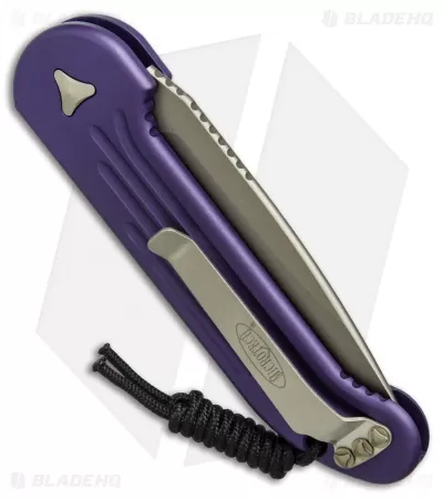 Microtech LUDT Automatic Knife Purple (3.4" Bronze) 135-13PU 3 Microtech LUDT Automatic Knife Purple (3.4" Bronze) 135-13PU - Image 3