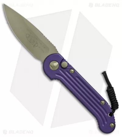 Microtech LUDT Automatic Knife Purple (3.4" Bronze) 135-13PU 1 Microtech LUDT Automatic Knife Purple (3.4" Bronze) 135-13PU