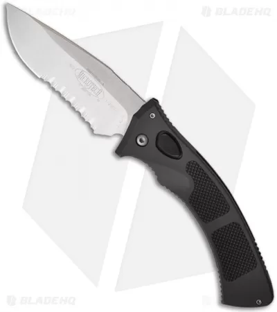 Vintage Microtech Amphibian Automatic Knife (3.5" Stonewash Serr) 02/2002 1 Vintage Microtech Amphibian Automatic Knife (3.5" Stonewash Serr) 02/2002