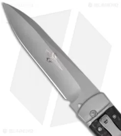 Marfione Custom OSS Cobra Lever Lock Knife Carbon Fiber (Bead Blast/Spear Point) -Knife Shop microtech cobra spear point prototype blade