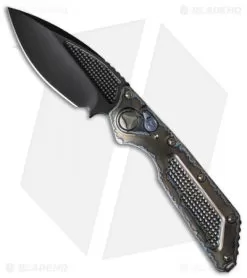 Marfione Custom DOC Killswitch Automatic Knife Flame Ti (3.75" DLC Satin) VAR. 4