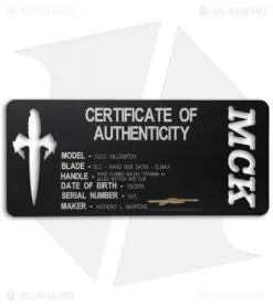 Marfione Custom DOC Killswitch Automatic Knife Flame Ti (3.75" DLC Satin) VAR. 4 5 Marfione Custom DOC Killswitch Automatic Knife Flame Ti (3.75" DLC Satin) VAR. 4 -Knife Shop microtech doc killswitch dlc hand rub satin flamed ti cert cm