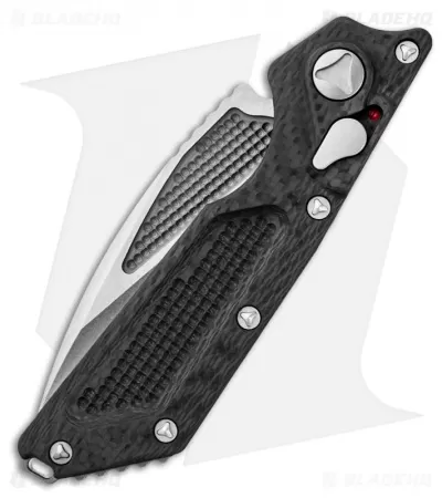 Marfione Custom DOC Killswitch Automatic Knife Carbon Fiber (3.75" Tri Tone) 2 Marfione Custom DOC Killswitch Automatic Knife Carbon Fiber (3.75" Tri Tone) - Image 2