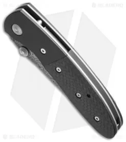 RARE Microtech LCC Custom Damascus D/A Automatic Knife (3.5" Damascus) 087 -Knife Shop microtech lightfoot double action damascus bottom cm