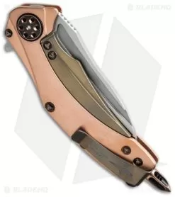 Marfione Custom Matrix Knife Copper Handle (Mirror Polish) 11/2015 5 Marfione Custom Matrix Knife Copper Handle (Mirror Polish) 11/2015 -Knife Shop microtech mkc matrix mp elmax copper hw side cm