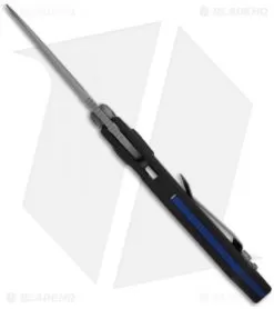 Microtech Custom Select Fire-M Knife Manual Folder (3.5" Satin Plain) SF-M -Knife Shop microtech select fire da prototype carbon fiber inlay top blue