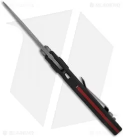 Microtech Custom Select Fire-M Knife Manual Folder (3.5" Satin Plain) SF-M -Knife Shop microtech select fire da prototype carbon fiber inlay top red