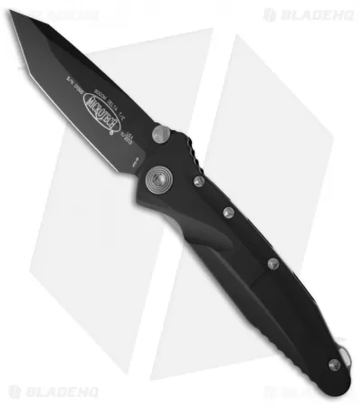 Microtech Socom Delta Tanto Knife Aluminum (4" Black) A163-1 1 Microtech Socom Delta Tanto Knife Aluminum (4" Black) A163-1