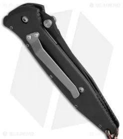 Microtech Socom M/A Tanto Folding Knife (4" Black Serr) 05/1997 -Knife Shop microtech socom ma tanto black 5 97 side cm