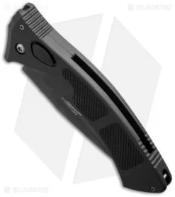 Microtech Amphibian Automatic Knife (3.5" Black Serr) 08/2002 -Knife Shop microtech used amphibian black serr 08 2 bottom cm