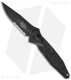 Microtech Socom Elite Tactical Automatic Knife (4" Black Serr) 12/2004