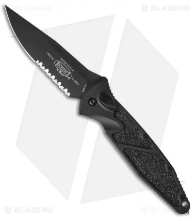 Microtech Socom Elite Tactical Automatic Knife (4" Black Serr) 12/2004 1 Microtech Socom Elite Tactical Automatic Knife (4" Black Serr) 12/2004