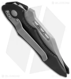 Microtech Vector Automatic Knife (3.125" Bead Blast Serr) 01/2000 -Knife Shop microtech vector auto 01 2000 side cm