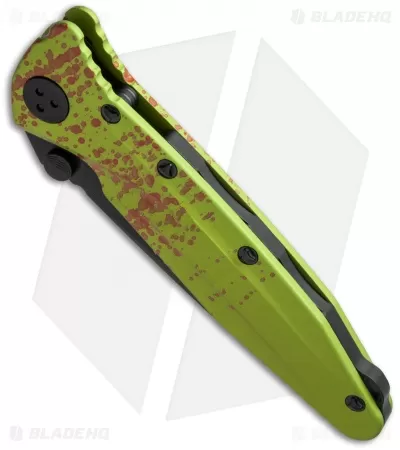 Microtech Socom Delta Tanto Knife Zombie Green (4" Black) A163-1Z 2 Microtech Socom Delta Tanto Knife Zombie Green (4" Black) A163-1Z - Image 2