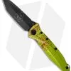 Microtech Socom Delta Tanto Knife Zombie Green (4" Black) A163-1Z