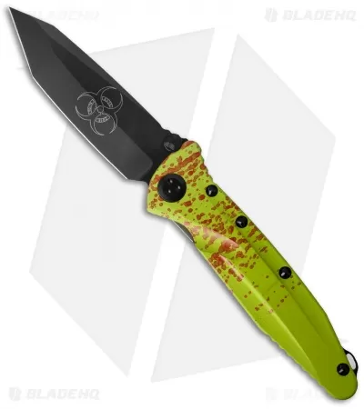Microtech Socom Delta Tanto Knife Zombie Green (4" Black) A163-1Z 1 Microtech Socom Delta Tanto Knife Zombie Green (4" Black) A163-1Z
