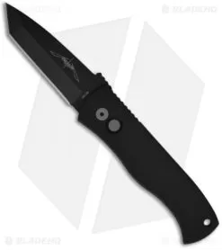 Pro-Tech Emerson CQC-7 Tanto Automatic Knife W/ Solid Handle (3.25" Black)
