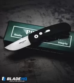 Pro-Tech Calmigo CA Legal Automatic Knife (1.9" Bead Blast Serr) -Knife Shop protech calmigo auto 2203 BHQ 51690 dl