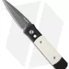 Pro-Tech Custom Godson Tuxedo Automatic Knife (3.15" Damascus) 751-DM