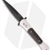 Pro-Tech Large Don Automatic Knife Silver Carbon Fiber (4.5" Black) 1945