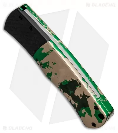 Pro-Tech Custom Magic "Whiskers" Automatic Knife Camo (3.125" Black) BR-1 2 Pro-Tech Custom Magic "Whiskers" Automatic Knife Camo (3.125" Black) BR-1 - Image 2