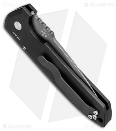 Pro-Tech Les George Rockeye Automatic Knife Black (3.375" Gray DLC) LG121 3 Pro-Tech Les George Rockeye Automatic Knife Black (3.375" Gray DLC) LG121 - Image 3