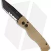 Pro-Tech TR-1.32 Tactical Response Automatic Tanto Knife (Black SER)