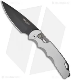Pro-Tech Steel Custom TR-4 S2 Tactical Response 4 Automatic Knife (4" Black)
