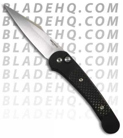 Pro-Tech Monaco Carbon Fiber Automatic Knife (Satin PLN) 504 1 Pro-Tech Monaco Carbon Fiber Automatic Knife (Satin PLN) 504