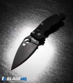 Spyderco Manix 2 Knife Tactical G-10 (3.375" Black) C101GPBBK2 -Knife Shop spycerdo manix 2 black g10 c101gpbbk2 BHQ 7065 dl