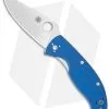 Spyderco Tenacious Folding Knife Blue G-10 (3.375" Satin) C122GPBL