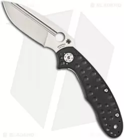 Spyderco Tuff G-10 And Titanium Folding Knife (3.75" Satin Plain) C151GTIP