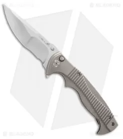 Brian Tighe Custom Tighe Rade HD Button Lock Knife (4" Mirror)